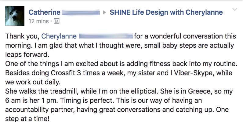 Catherine Testimonial , Post #8556
