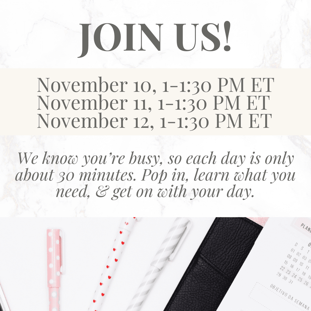 We know you’re busy , Career Agility Workshop Registration